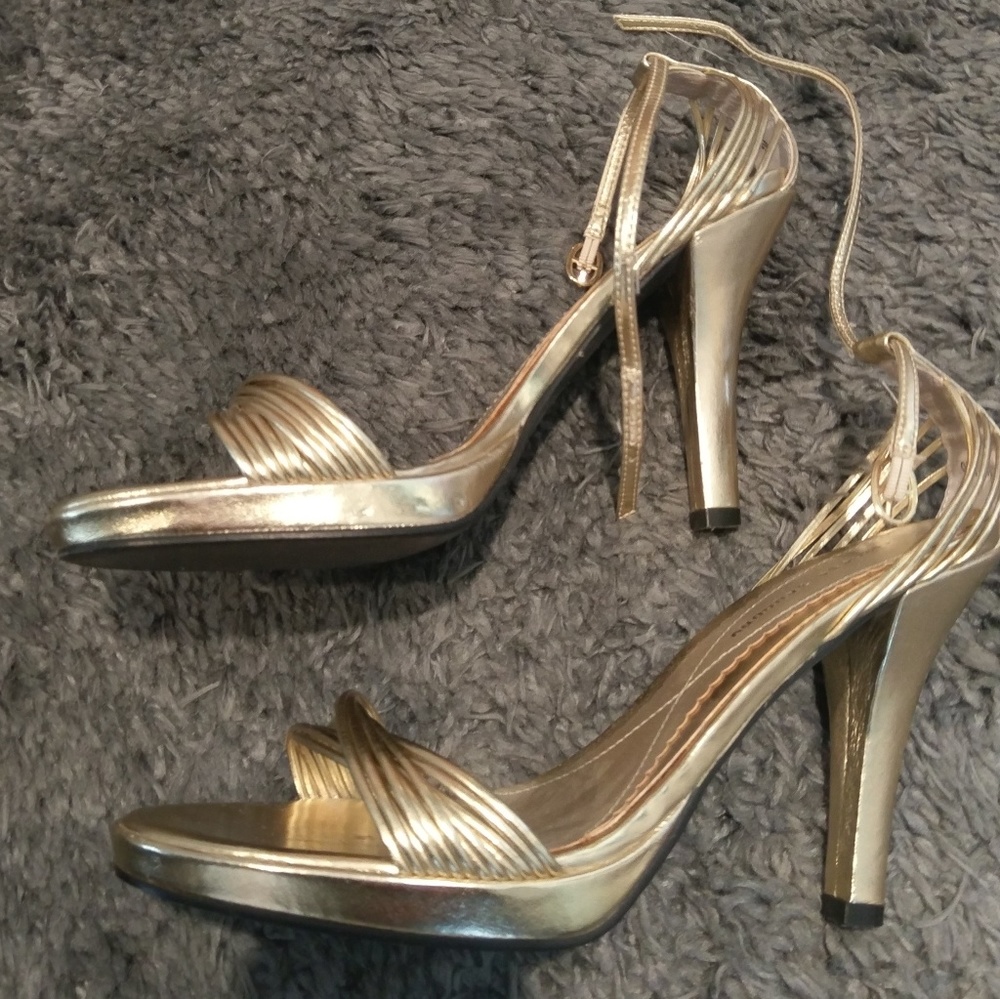 Chinese Laundry Gold Shoes